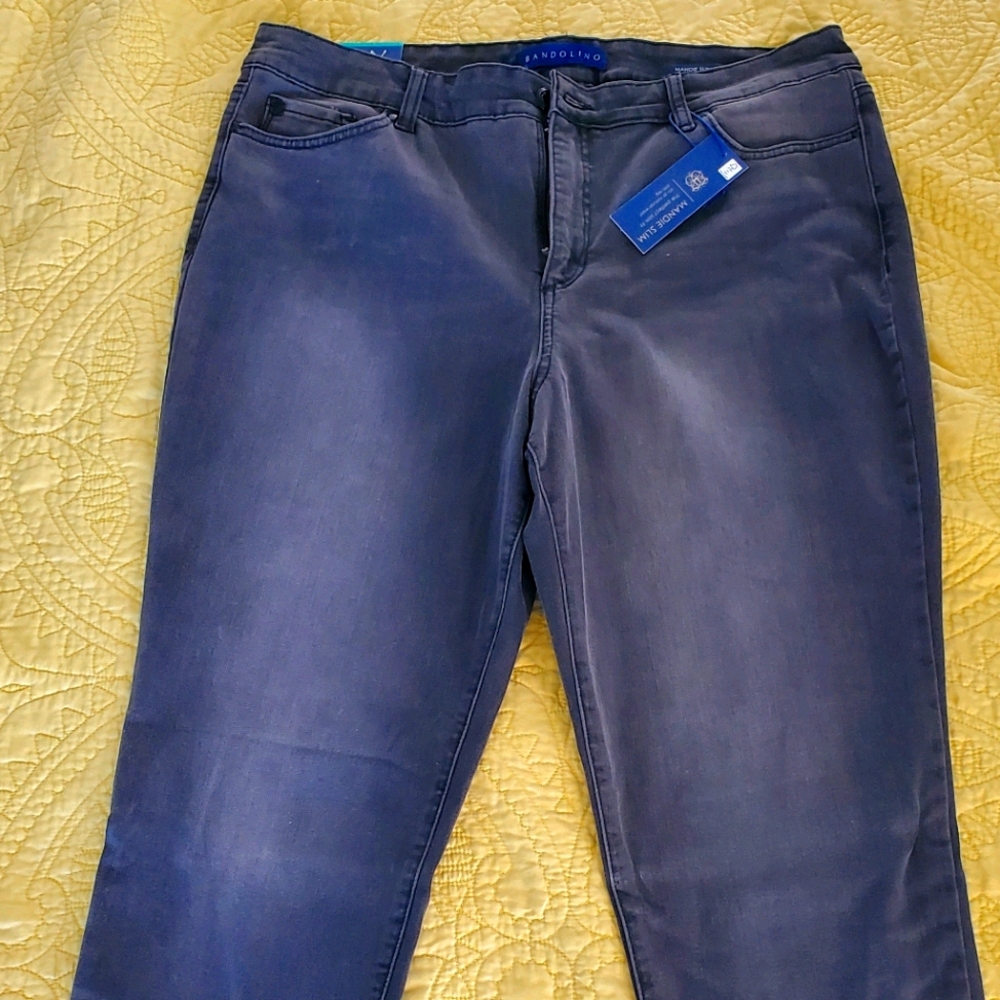 Bandolino jeans size 16 Gray